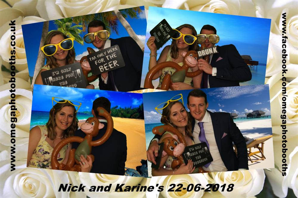 Nick & Karine's Wedding | View more photos from the event at gallery.omegaphotobooths.co.uk/u/Omega-Photobooths/Nick-Karines-Wedding